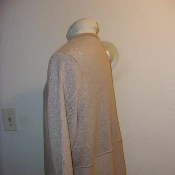 ALFANI TAUPE SHAWL TOP L - Picture 3 of 4